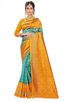 Mysore Silk Printed Saree for Women 