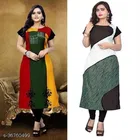 Crepe Printed Kurti for Women 