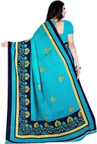 Georgette Printed Saree for Women 