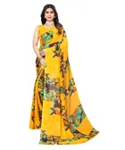 Women's Printed Saree With Unstitched Blouse 