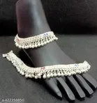 Alloy Anklets with Toe Rings for Women 