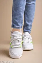 Solid Mesh Sneakers for Women 