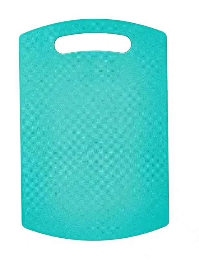 Plastic Vegetable Cutting Board (Blue, 20x15 cm)