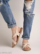 Shoetopia Flat Cream Size 8.0