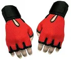 PU Leather Gym Bag with Gloves & Wristband for Men & Women 