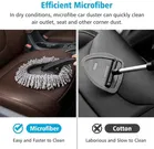 Mini Car Duster | Soft Microfiber | Brush for Car Dash, Home, Kitchen, and Computer Cleaning 