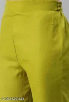 Cotton Embroidered Kurta with Pant for Women 