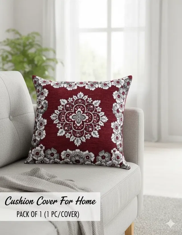 Cushion Covers For Home (Multicolor, Pack Of 1)