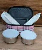 Stainless Steel Lunch Box with Bag 