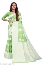 Chanderi Cotton Zari Woven Saree for Women 