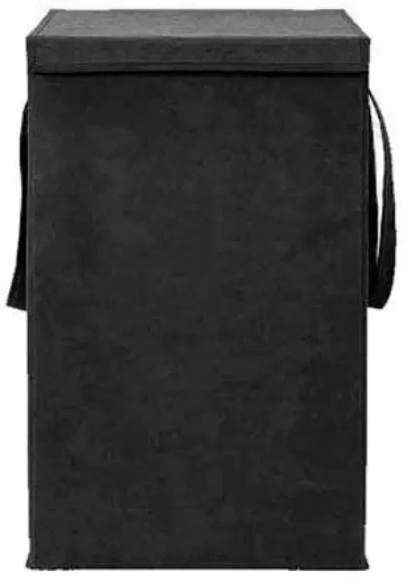 Cloth Laundry Baskets, Black (75 L)