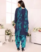 Punjabi Floral Suit for Women 