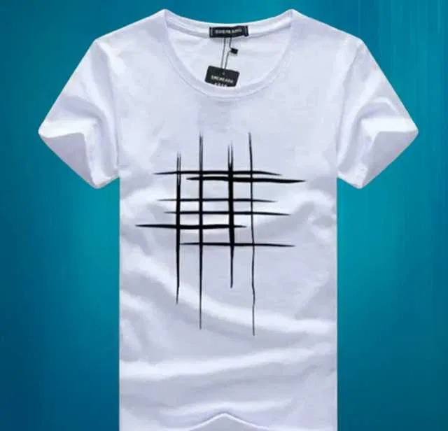Premium Quality Polyester Round Neck Half Sleeves T-Shirt For Men (White, M) (S1)