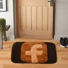 Microfiber Doormat, Brown 