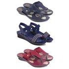 Combo of 2 Pairs Slippers & Sandals for Women 