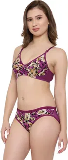 Cotton Blend Lingerie Set for Women 