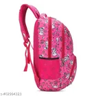 Polyester Backpack Bag, Pink