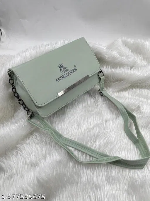 TRUE FASHION. Sling Bag for Women (Green, Free size)