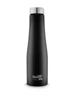 Inox Bolt Stainless Steel Leakproof Screw Cap Water Bottle (1 Ltr, Black)