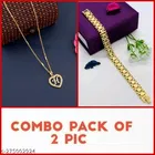 Alloy Pendant with Chain & Bracelet for Women 