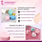 Majestique Facial Cleansing Sponges for Skin Cleaning, Reusable Cosmetic Face Sponge Pads 