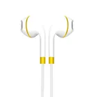 Wired in-ear Earphones with Mic & HD Sound with High Bass (White)