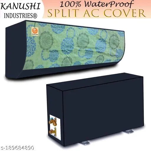 KANUSHI industries® 100% Waterproof Split AC Cover Set For Indoor And Outdoor Unit 1.5 to 2.0 Ton Capacity (AC-IN-OUT-W.F-NW-NEW-12)Other Appliance Covers