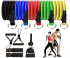 Resistance Bands Set for Home Gym & Full Body Workout ,Multicolour 