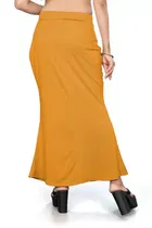 Lycra Solid Saree Petticoat for Women 