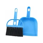 Dustpan and Brush Set | Hand Broom Cleaning Tool for Table, Desk, Car Kitchen | Animal Waste Dusting 
