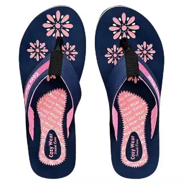 Slippers for Women (Blue, 6)