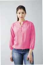 Rayon Solid Top for Women 