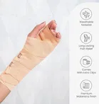 Elastic Cotton Crepe Bandage Wrap 6cm x 4m, Rolls with Extra Clips 