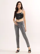 Cotton Slim Fit Jeans for Women 