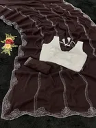 Art Silk Solid Saree for Women 