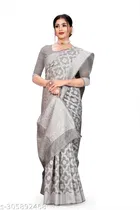Cotton Zari Woven Saree for Women 
