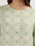 Womens Floral Print ethnic motif short Kurti 