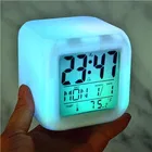 TecSox 7 Colour Changing LED Digital Alarm Clock