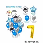 7th Happy Birthday Balloon Decoration,Blue,Set Of 1