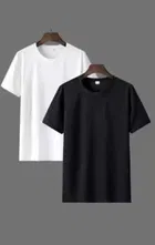 Half Sleeves Solid T-Shirt for Men 