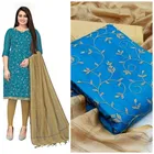 Chanderi Cotton Unstitched Dress Material for Women 