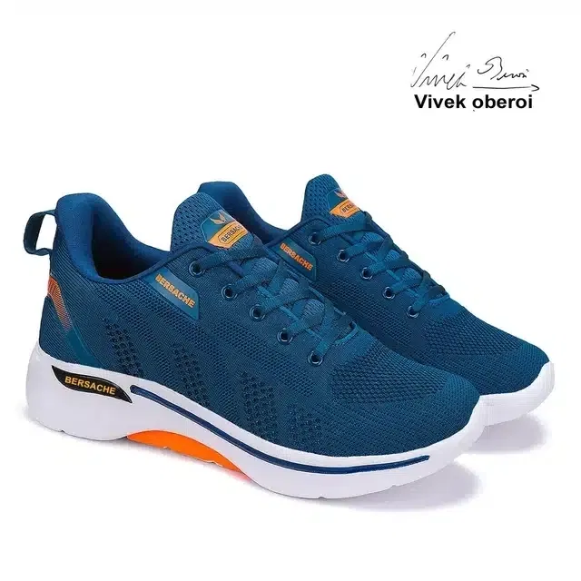 Bersache Sports Shoes for Men (Blue, 8)