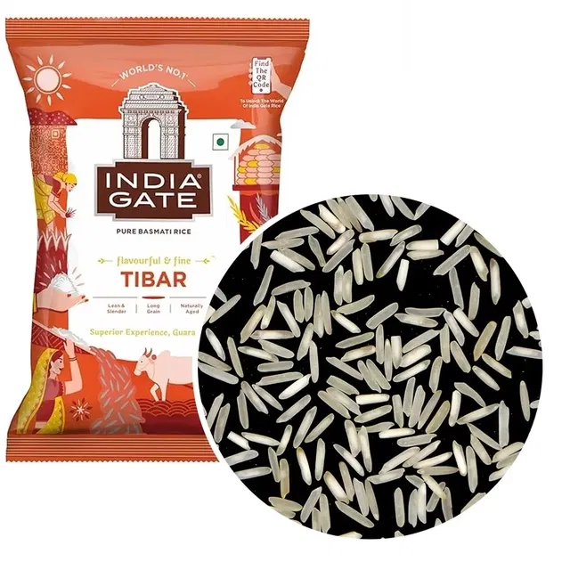 इंडिया गेट तिबार बासमती चावल 1 kg