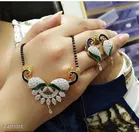 Alloy Mangalsutra with Earrings for Women 