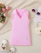 Cotton Blend Dress for Girls 