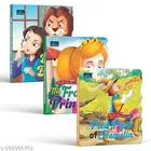 BOOKFORD Fairy Tale Shaped Board Book | Beauty and the Beast, The Frog Princ, and The Pied Piper | for kids | fairy tales for kids | board book | story book | 