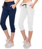 Cotton Solid Capri for Women 