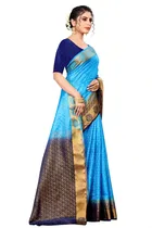 Blaton Silk Embellished Saree for Women 