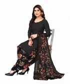 Crepe Unstitched Dress Material for Women 