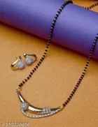 Alloy Mangalsutra with Earrings for Women 
